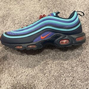 Nike Air Max Plus/97 Discover Your Air Sneakers AV7936-400 Men’s Size 12